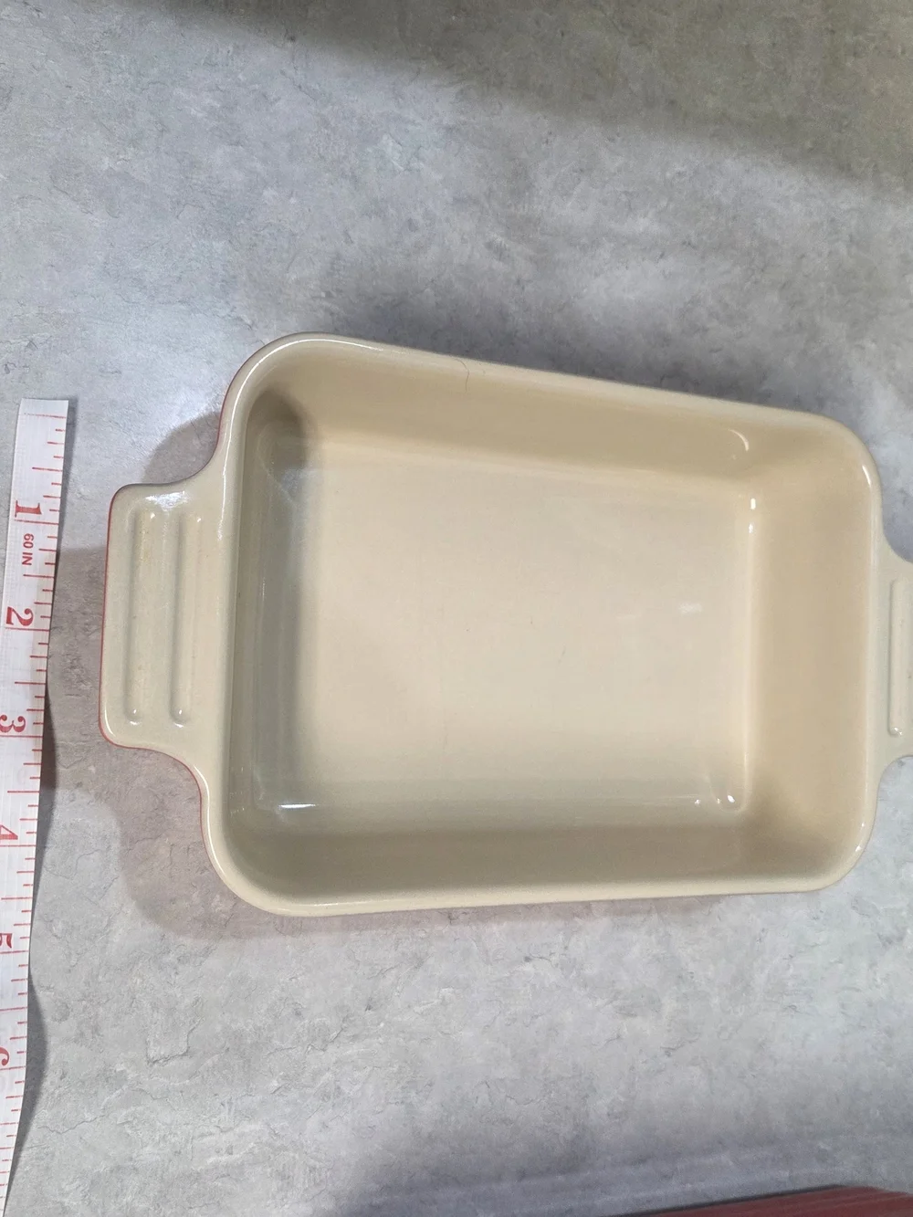 Le Creuset Rectangular Red Ceramic/Stoneware Baker